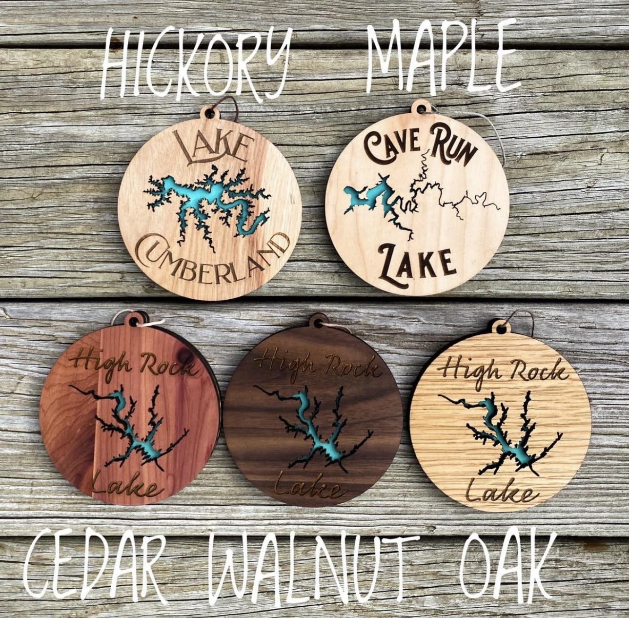 ANY LAKE! Custom 4" Ornament