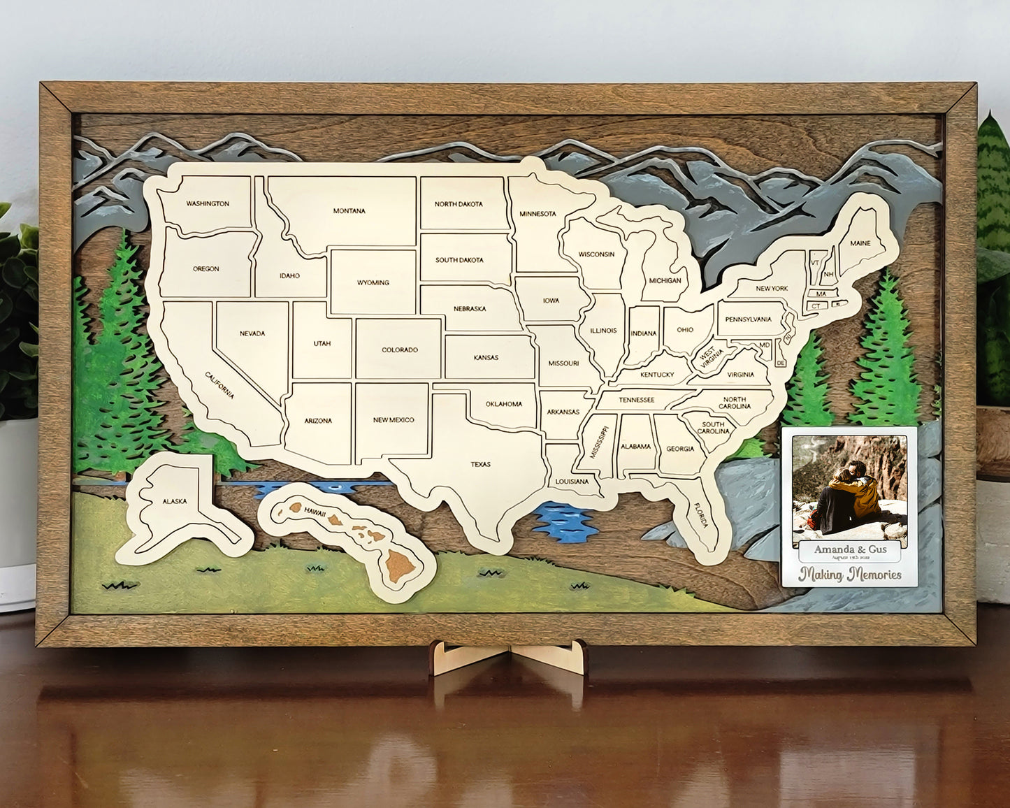 United States Travel Map - Customizable!