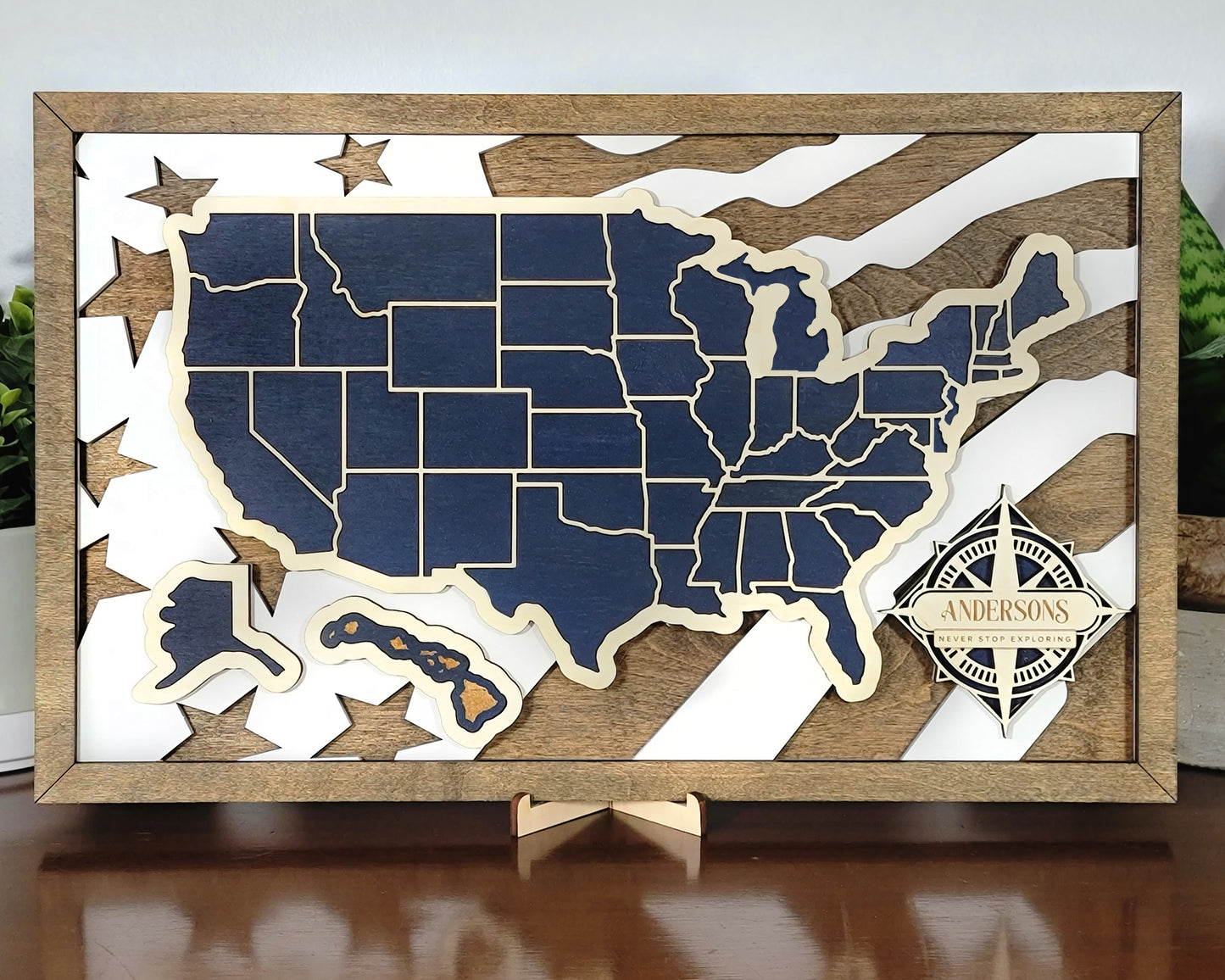 United States Travel Map - Customizable!