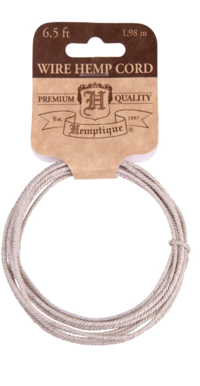 Hemptique - Hemp Wire Cord NATURAL