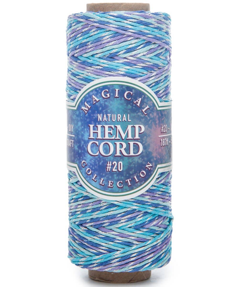 Hemptique - Magical Collection - #20 Metallic Hemp Spools MERMAID