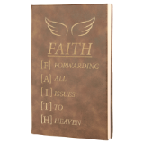 Leatherette Journal 5 1/4" x 8 1/4"(Customizable) - The Salty Lick Mercantile