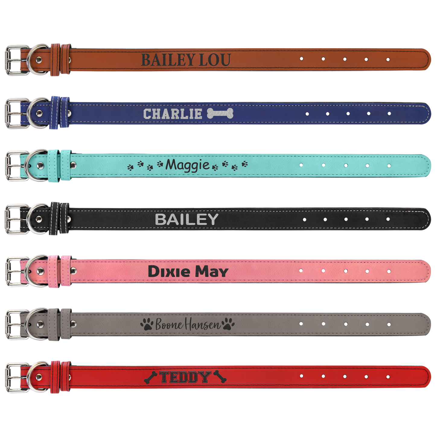 Leatherette Dog Collar
