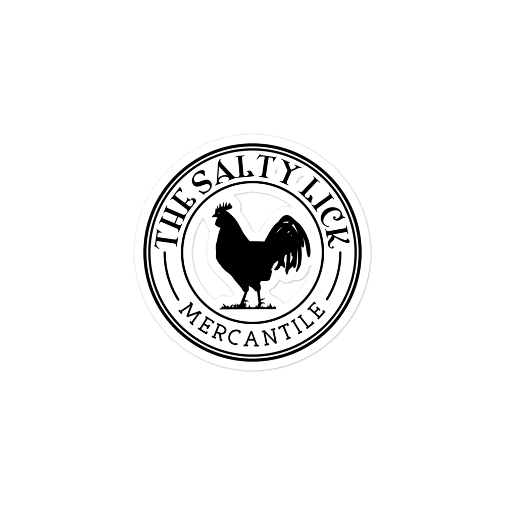 The Salty Lick Logo Bubble-free stickers
