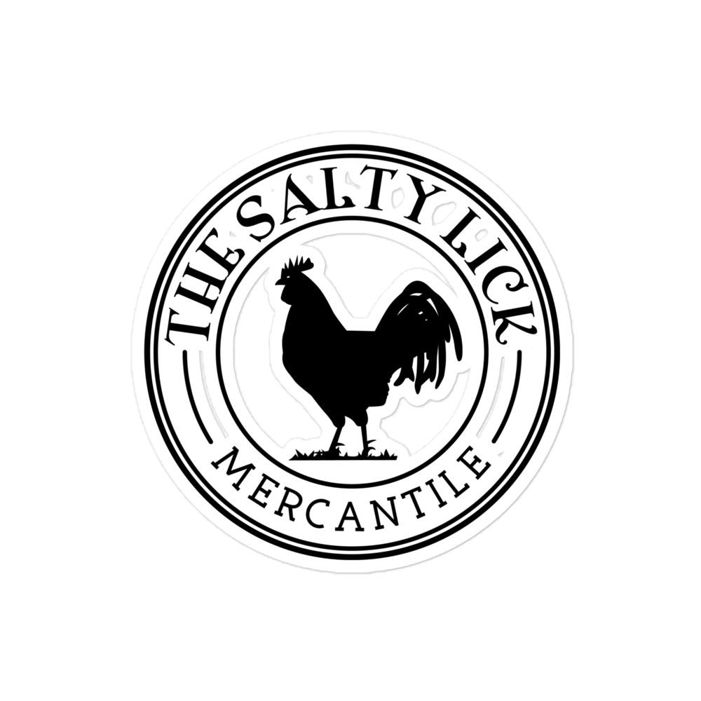 The Salty Lick Logo Bubble-free stickers