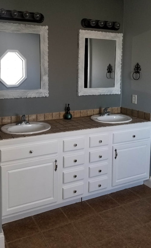 One Day Bathroom Cabinet Makeover