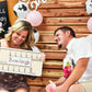 Baby's First Year Custom Photo Frame - Holds 14 Pictures!