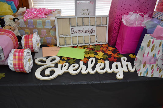 Baby's First Year Custom Photo Frame - Holds 14 Pictures!