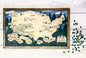 National Parks Travel Map - Alpine Forest Design - Personalize!