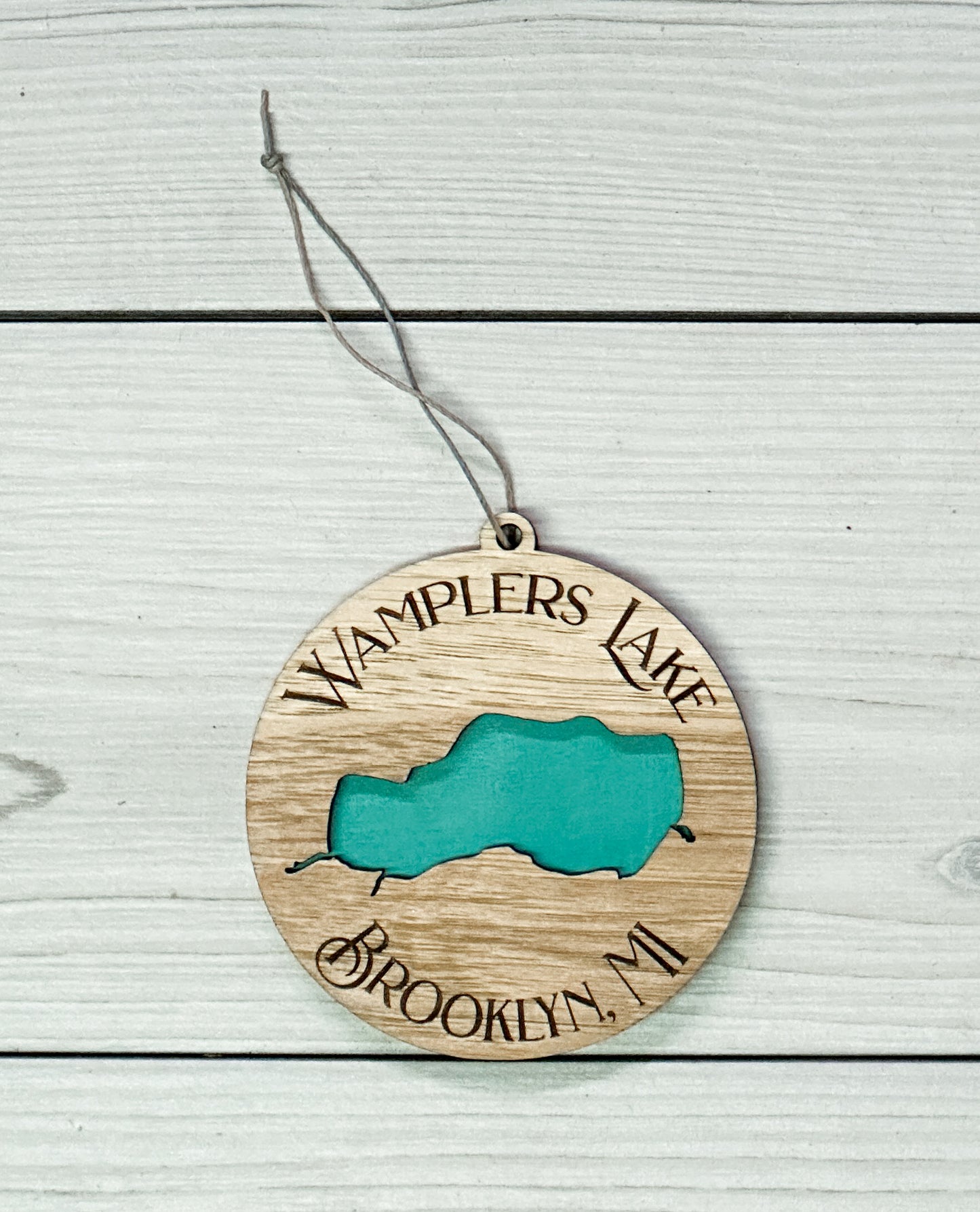 ANY LAKE!  Custom 4" Ornament