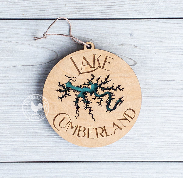 ANY LAKE!  Custom 4" Ornament