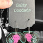 Axolotl in a Fish Bowl Dangle Earrings
