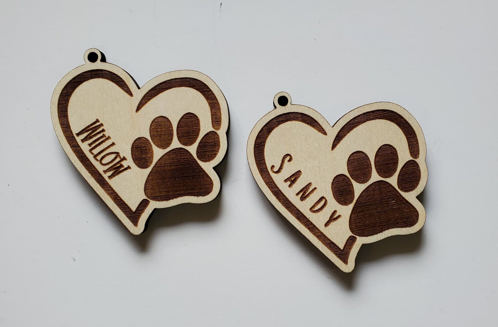Dog Paw Print Ornament - The Salty Lick Mercantile