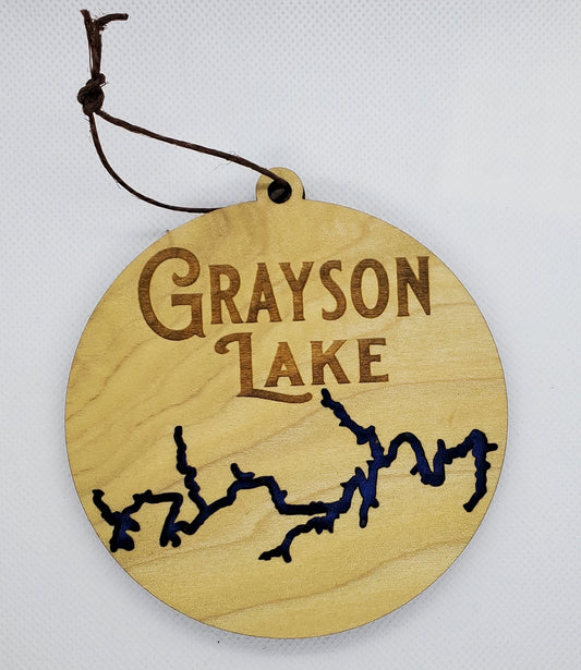 Grayson Lake Ornament - The Salty Lick Mercantile