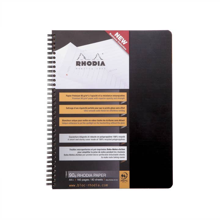 Rhodia 'Rhodiactive' Meeting Book - 6.3x8.3 (A5) - The Salty Lick Mercantile