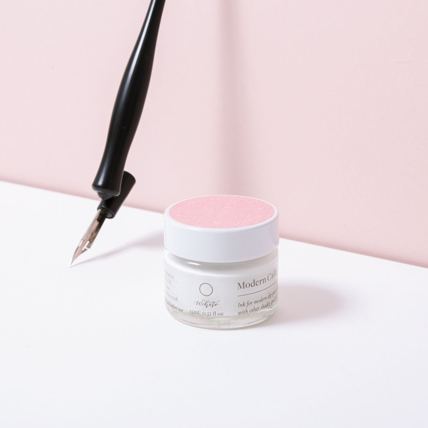 White Modern Calligraphy Ink - The Salty Lick Mercantile