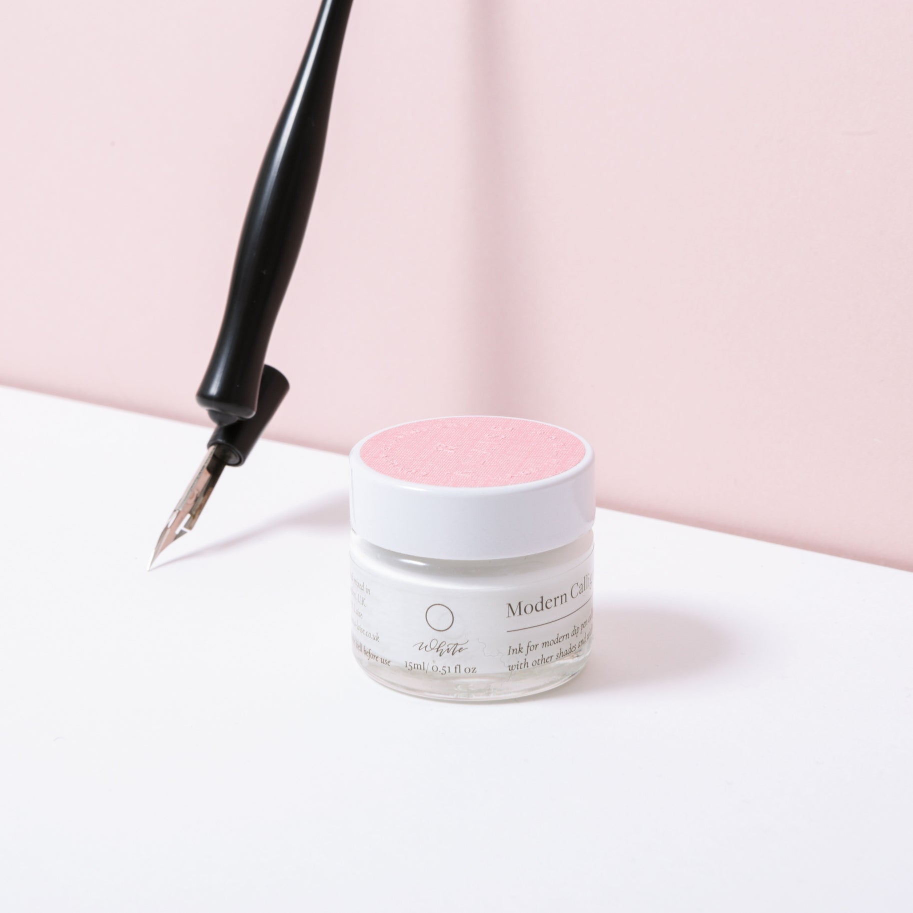 White Modern Calligraphy Ink - The Salty Lick Mercantile