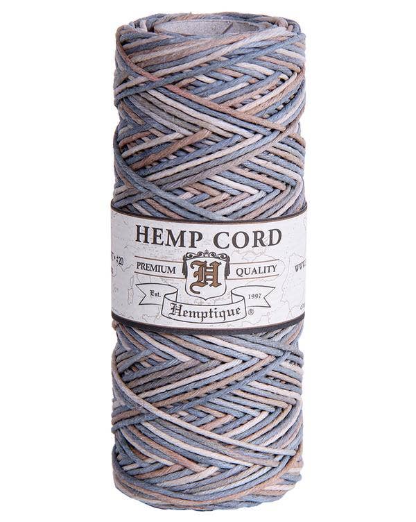 Hemptique - #20 Hemp Cord Spools Variegated - SANDAL WOOD - The Salty Lick Mercantile