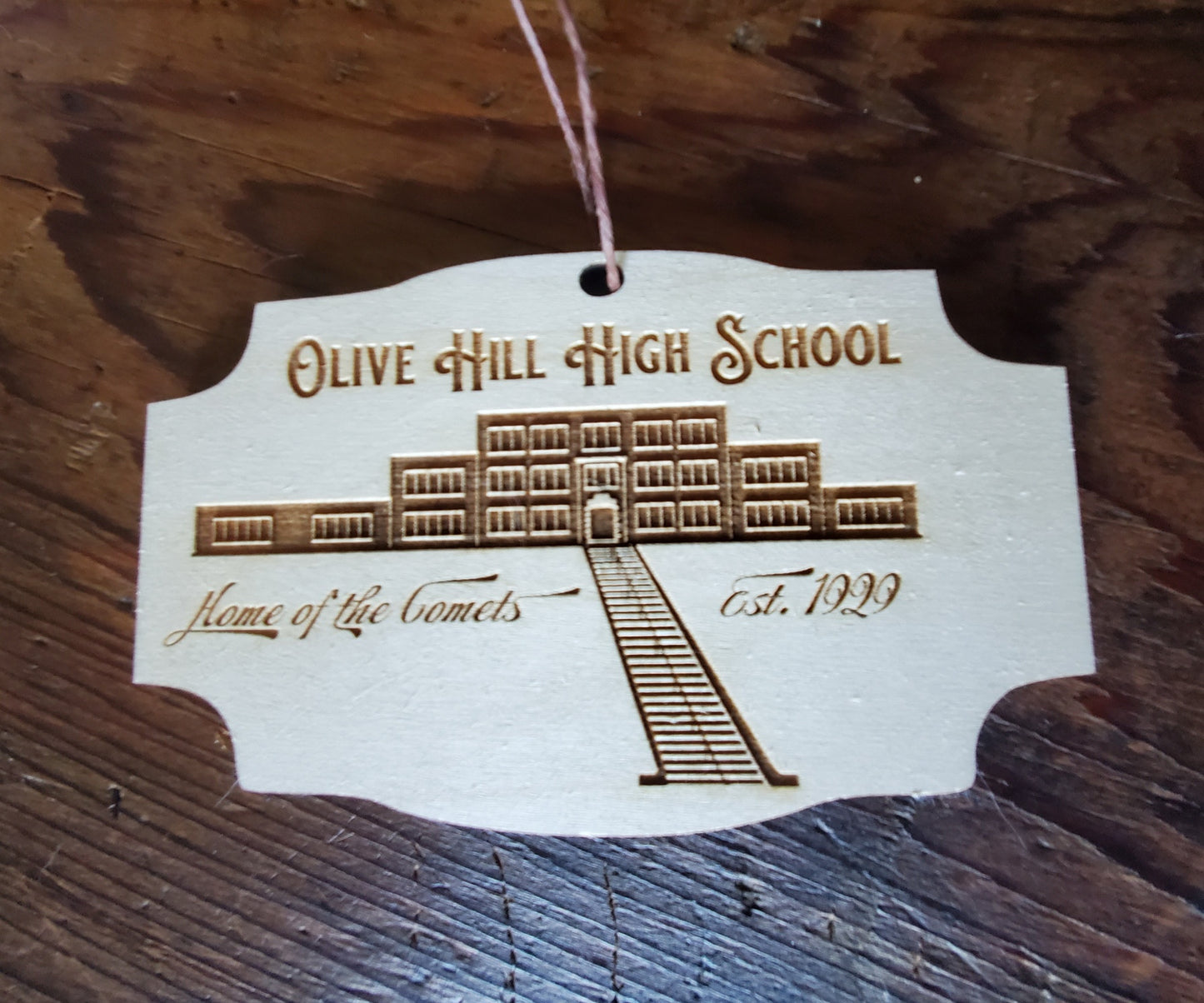 Olive Hill High School Carter County Kentucky Historical Ornament - The Salty Lick Mercantile