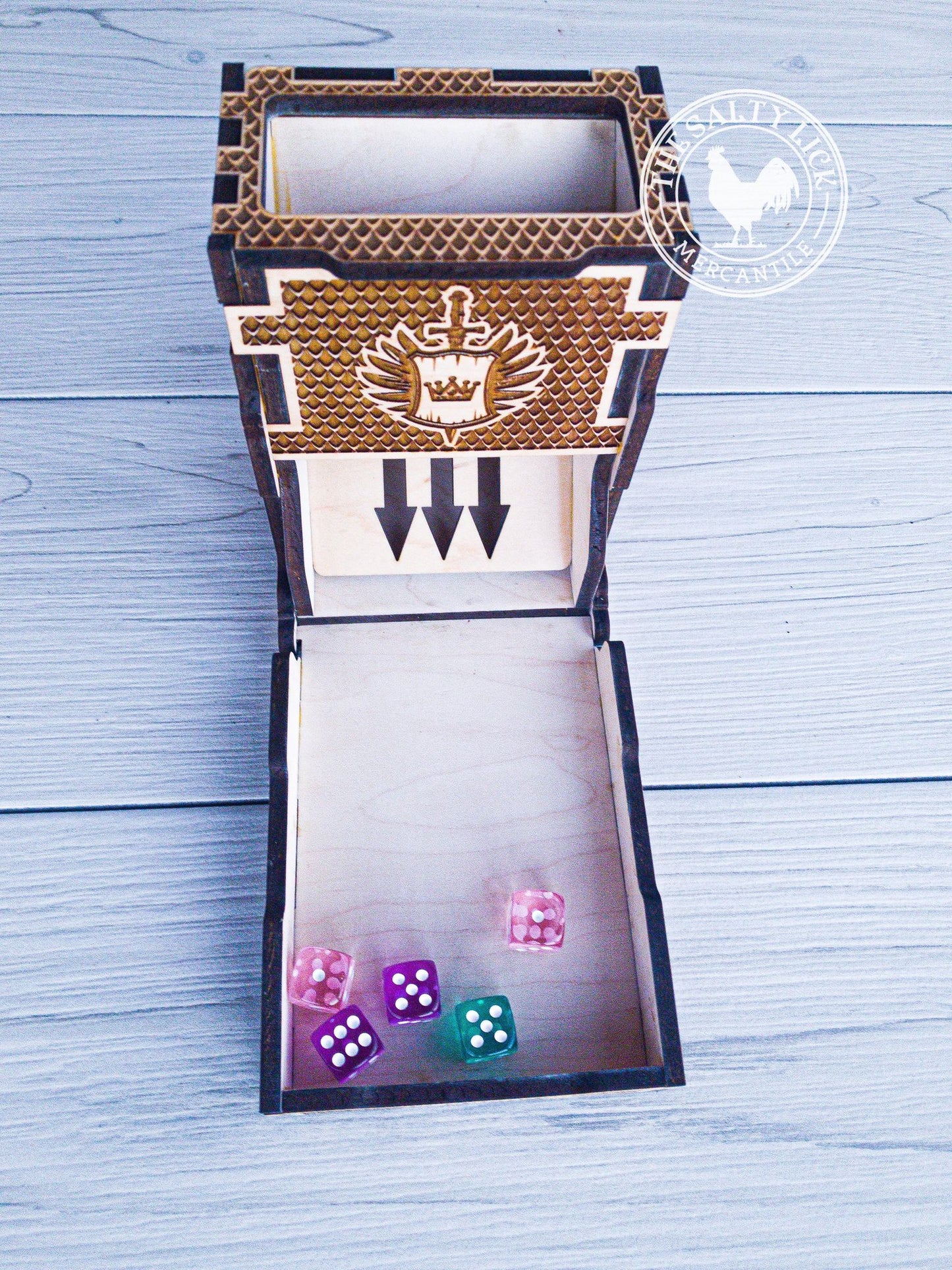 Folding Dice Tower - DND Dungeons and Dragons