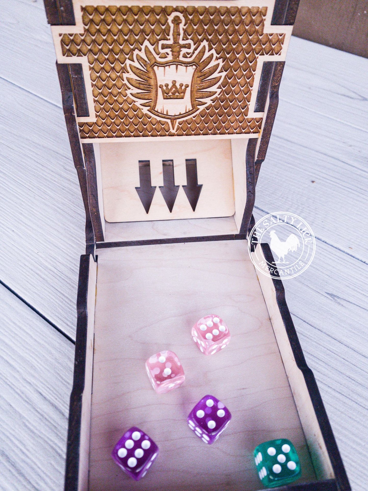 Folding Dice Tower - DND Dungeons and Dragons