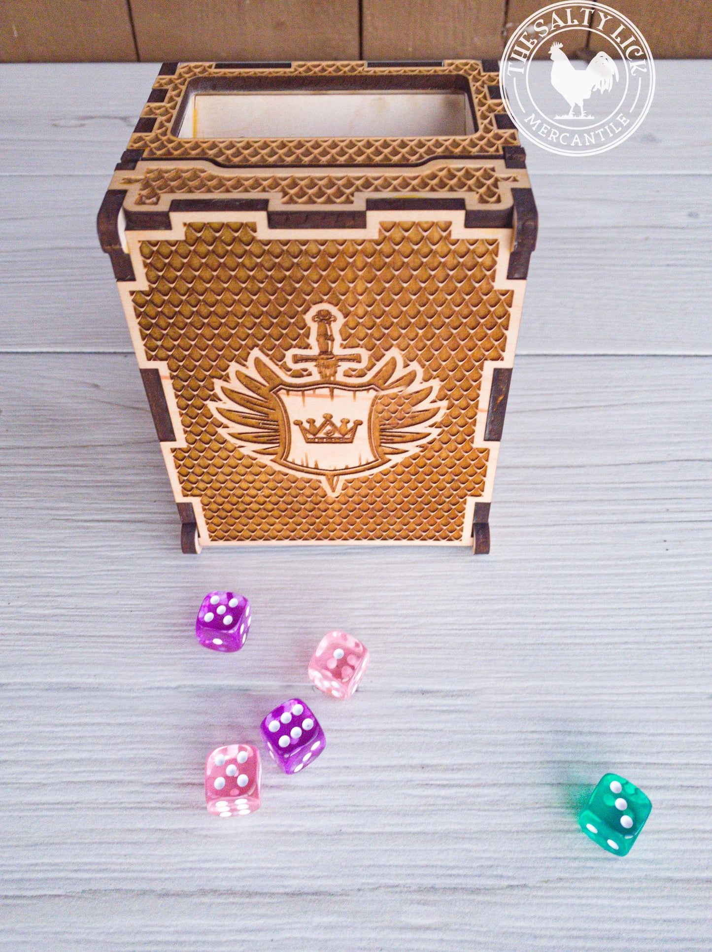 Folding Dice Tower - DND Dungeons and Dragons