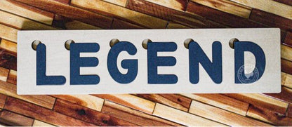 Hand Painted Name Puzzle - The Salty Lick Mercantile