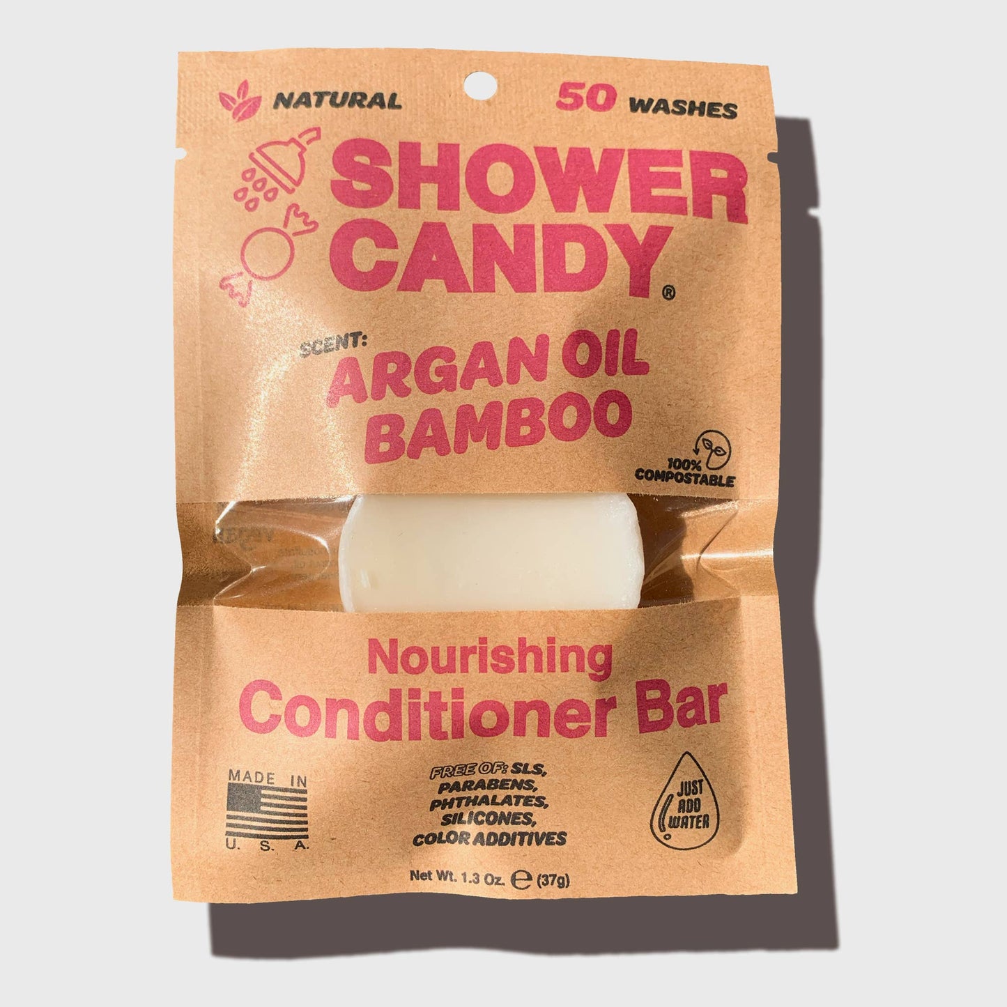 Shower Candy - Argan Oil Bamboo Conditioner Bar
