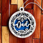 Dad 2 Layer Wood Ornament