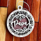 Papa 2 Layer Wood Ornament