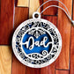 Dad 2 Layer Wood Ornament