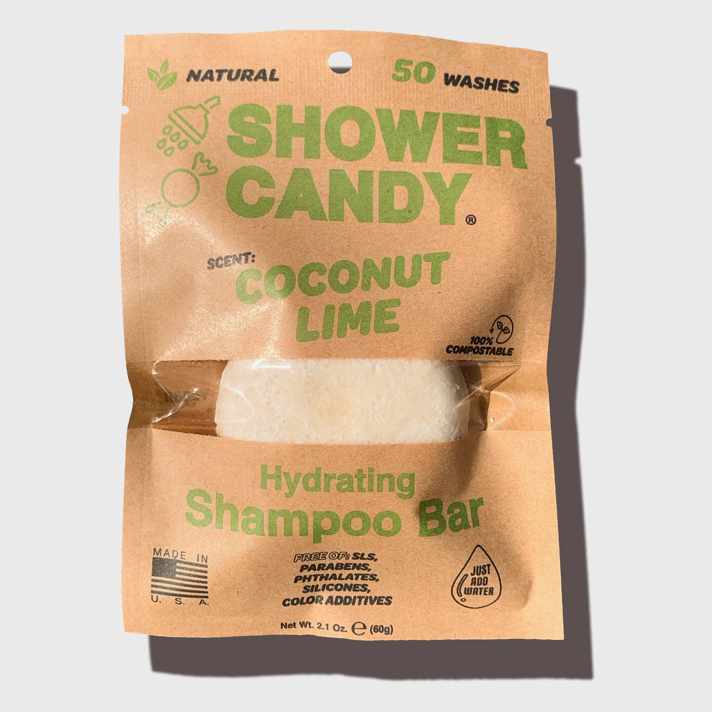 Shower Candy - Coconut Lime Shampoo Bar