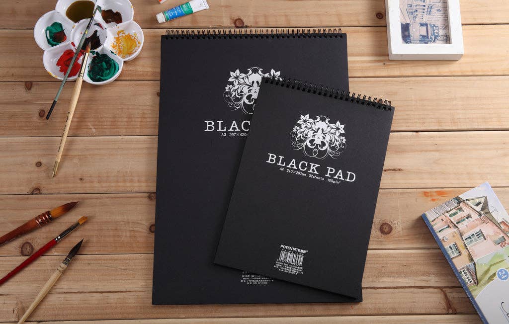 Tri-Art Mfg. - Potentate - Black Paper Pad: A5