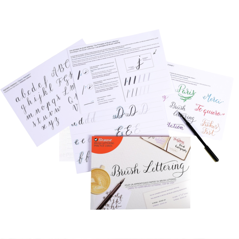 Brause Brush Lettering Calligraphy Practice Set - The Salty Lick Mercantile
