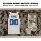 Personalized Wood Jersey Basketball Sign (male and female versions available!)