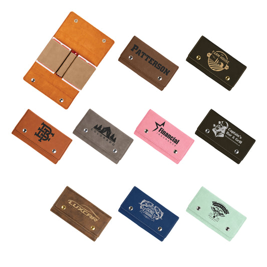 Laserable Leatherette Card & Dice Set - The Salty Lick Mercantile