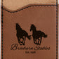 Laserable Leatherette Phone Wallet - The Salty Lick Mercantile