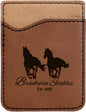 Laserable Leatherette Phone Wallet - The Salty Lick Mercantile