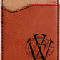 Laserable Leatherette Phone Wallet - The Salty Lick Mercantile