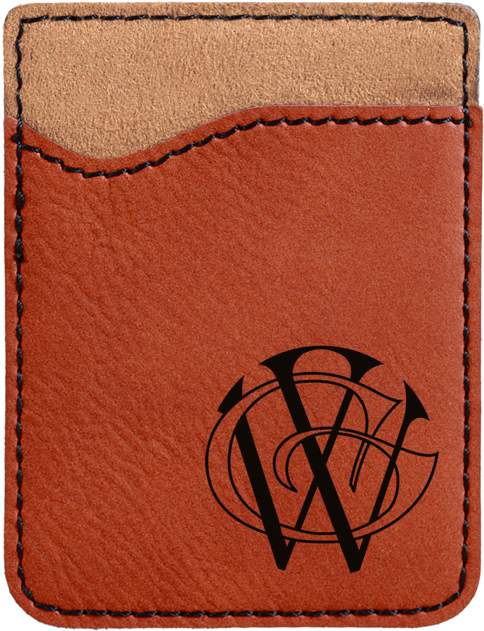 Laserable Leatherette Phone Wallet - The Salty Lick Mercantile