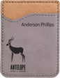 Laserable Leatherette Phone Wallet - The Salty Lick Mercantile