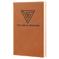 Leatherette Journal 5 1/4" x 8 1/4"(Customizable) - The Salty Lick Mercantile