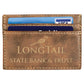 4" x 2 3/4" Laserable Leatherette Wallet Clip - The Salty Lick Mercantile
