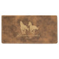 6 3/4" x 3 1/2" Laserable Leatherette Checkbook Cover - The Salty Lick Mercantile