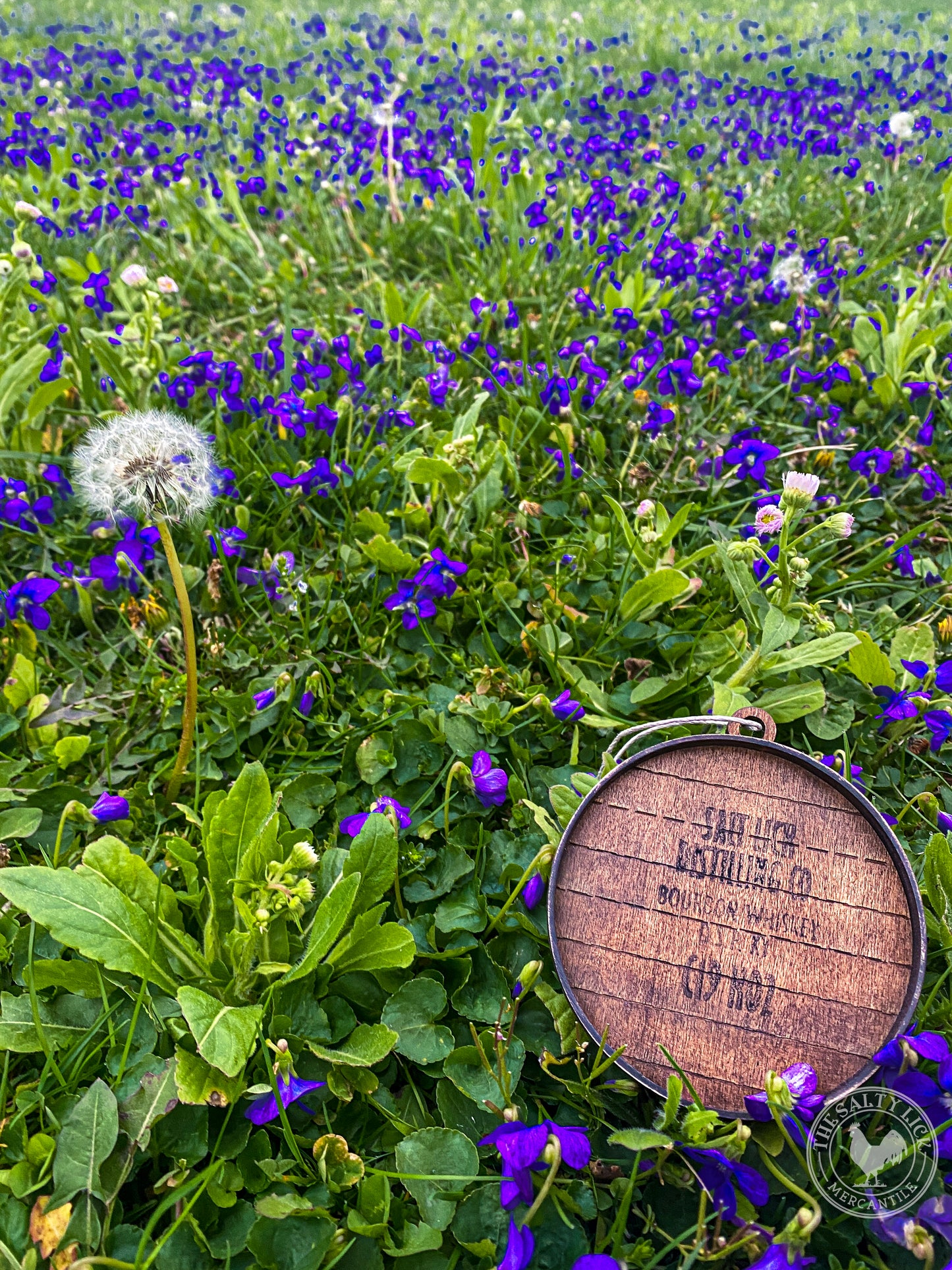Salt Lick Distillery Bourbon Barrel Lid Ornament