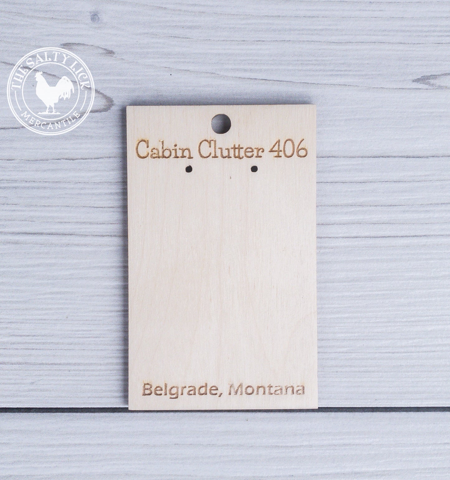 Earring Card 2.5" x 4" - The Salty Lick Mercantile