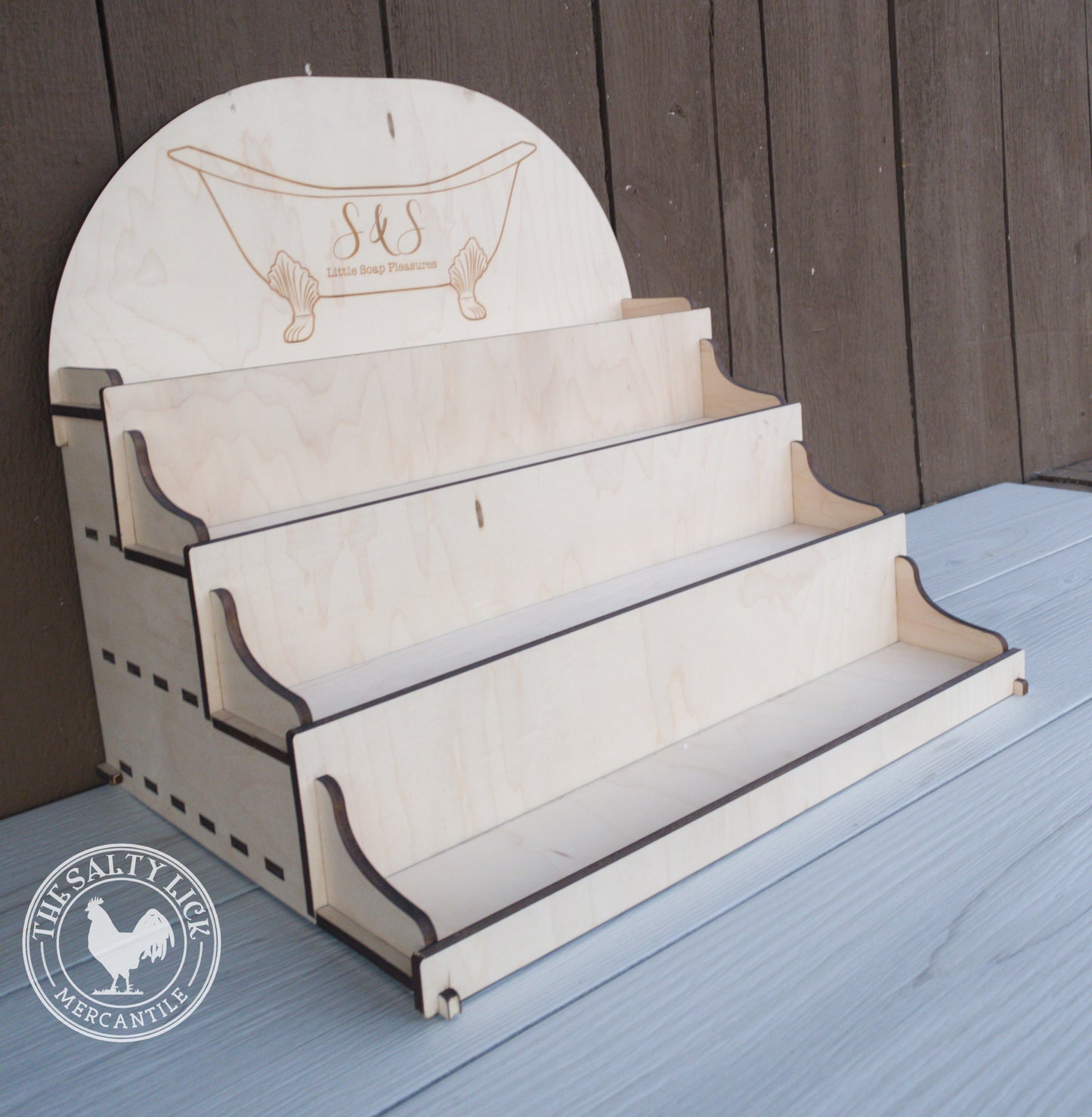 Craft/Vendor Fair Display Stand with 3 Drawers - The Salty Lick Mercantile