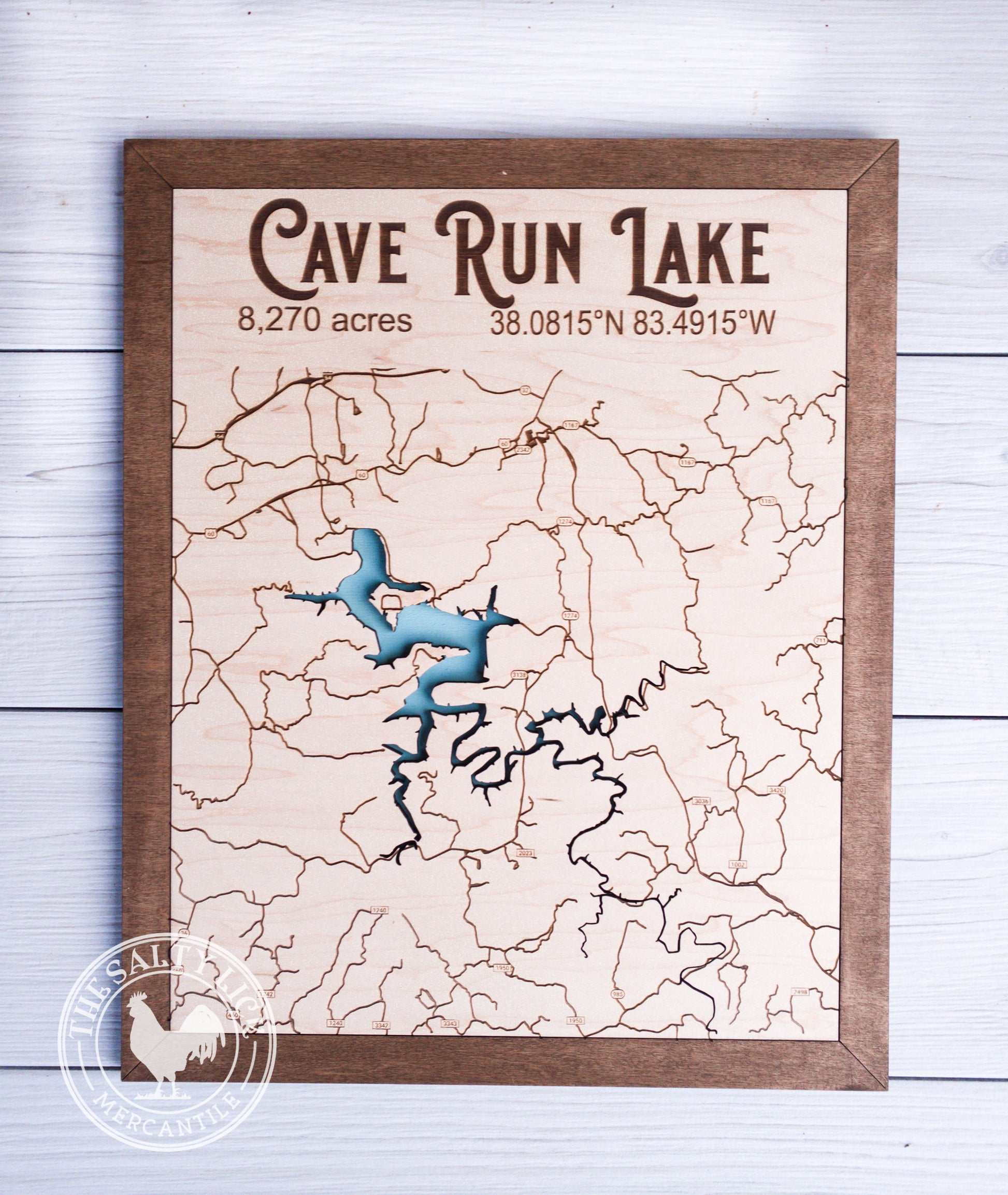 Cave Run Lake - Laser Art - The Salty Lick Mercantile