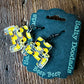 Yellow Rubber Duck Beep Beep Acrylic Earrings