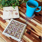Wooden Custom Tic-Tac-Toe Game Board